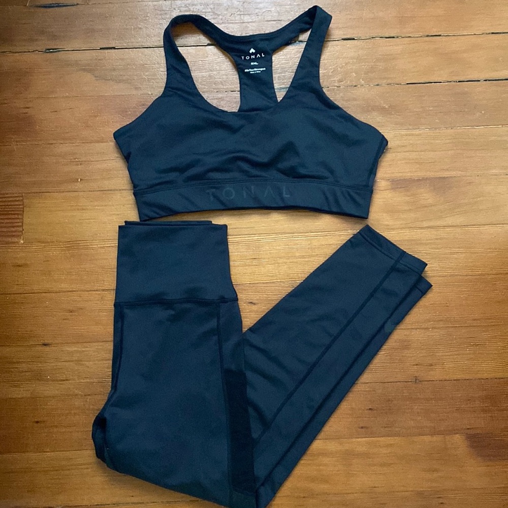 Matching Black Workout Set
